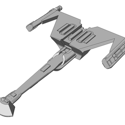 2023-09-15-15_25_18-Penguin-Render-1_1.png Free STL file Klingon D-18 Gull "Laraatan" Destroyer・3D printable model to download
