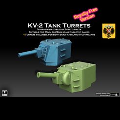 kv2-insta-promo-green-royfree.jpg KV-2 Tank Turret Royalty Free Version