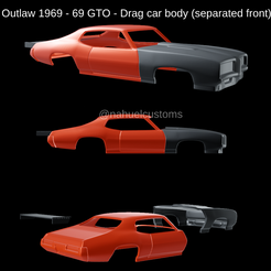 Nuevo-proyecto-2022-09-29T103934.880.png Fichier STL Outlaw 1969 - 69 GTO - Carrosserie de drag car (avant séparé)・Objet pour impression 3D à télécharger