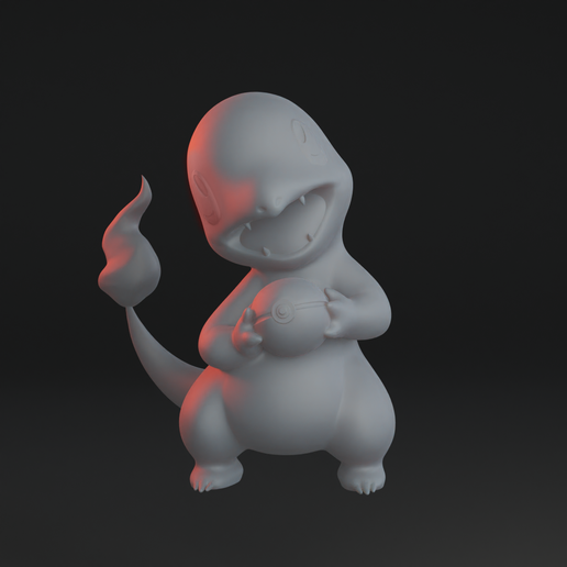 Charmander 3D print model 3D model