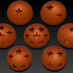 Free STL file DRAGON BALL SPHERES - CHRISTMAS 🐉・3D printer model