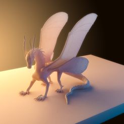 1.jpg STL file Dragon of SilkWings Tribe from Wings of Fire・3D printing template to download