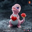 valentines-charmander-color-1-copy.jpg 3D-Datei Valentine Charmander - presupported valentine pokemon kostenlos・Vorlage für den 3D-Druck zum herunterladen