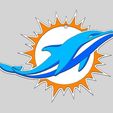 Dolphins-01.jpg Miami Dolphins. in layers to be able to print in colors