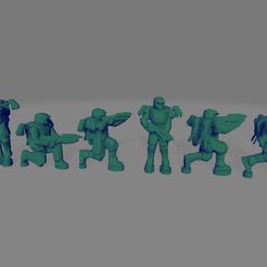 usmc_jumpers_sprue.jpg Archivo STL Escuadra de lanzaderas humanas・Diseño de impresión en 3D para descargar