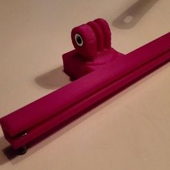14068480_10210508542534799_3765572432487026593_o.jpg Free 3D file GoPro Wanhao Prusa i3 Bed Mount・3D printable object to download