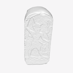 Capture d’écran 2018-09-21 à 18.27.26.png Бесплатный STL файл The stele of Baal with Thunderbolt at The Louvre, Paris・3D-печатная модель для загрузки