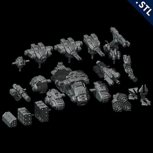 1.jpg 戦車と砲塔 – 3Dプリント用セット