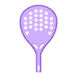 w padel.stl Padel Racket bracialet keychain