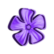 Periwinkle Flower - Female STL.stl Periwinkle Flower - Molding Artificial EVA Craft