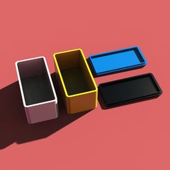 box-with-sun.jpg STL file Simple storage Box With a Lid・3D print design to download