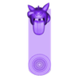 PORTA SAHUMERIO GENGAR.stl PORTE-ENCENS ET PORTE-GOBELET GENGAR POUR TABLE OU PLATEAU
