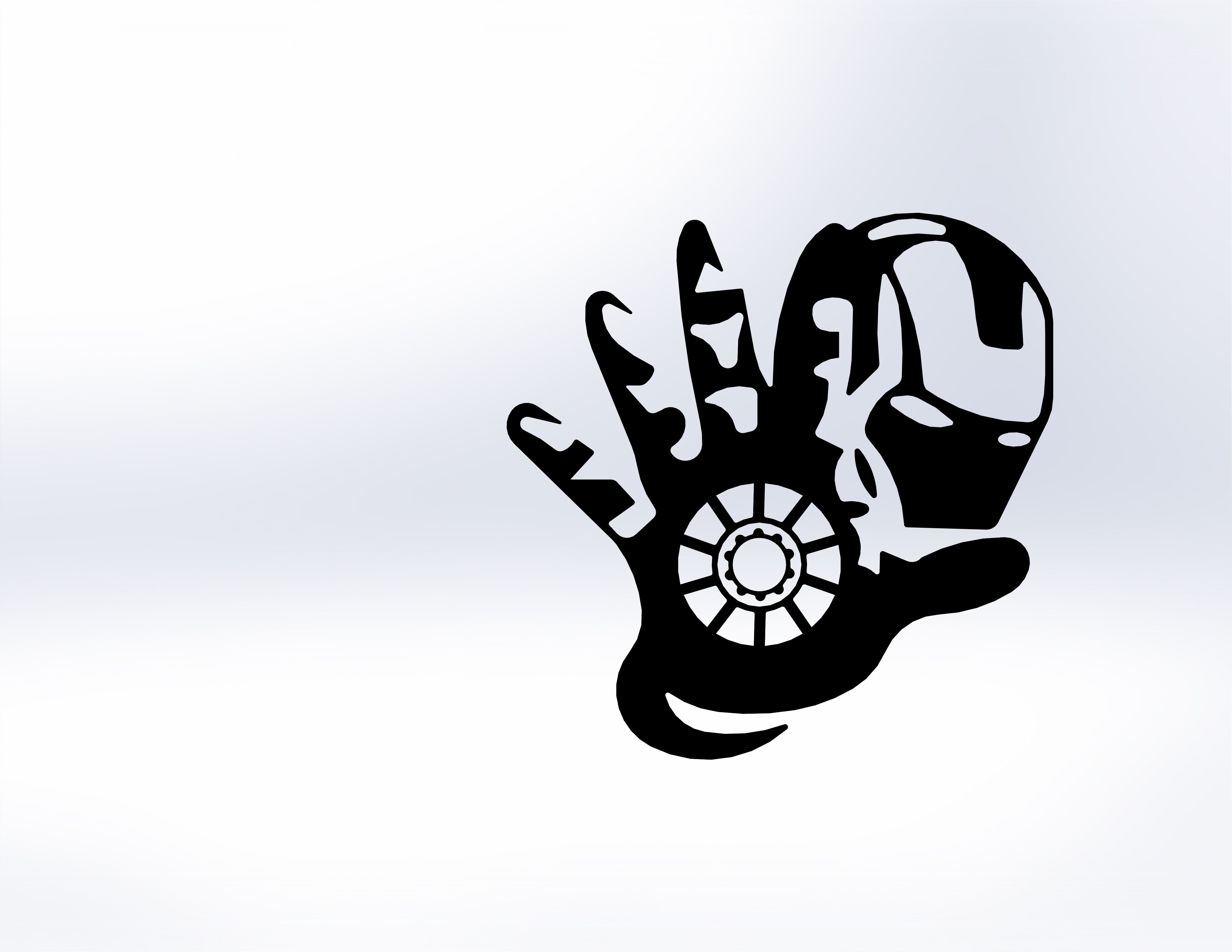 stl file iron man 3d printing template to download cults