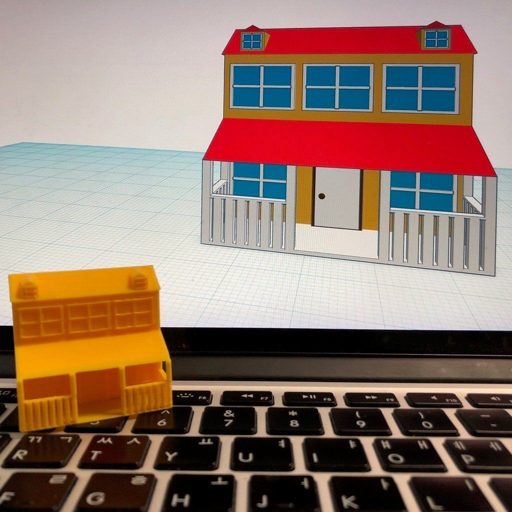 Download free STL file House 5 _Level 3 with Tinkercad • 3D print model
