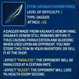 KasakaFang1.webp Kasaka's Venom Fang