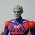 IMG_20230524_190156~2.jpg Archivo STL Spider Man 2099 Marvel leyendas cabeza・Modelo imprimible en 3D para descargar