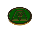 🌍 Earth Reign Coin - Avatar The Last Air Bender theme・Free 3D File for ...