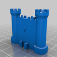 Castle_Dovetail_Tower_Double_One_Way.png Castle Dovetail - Interlocking Miniature Castle Building Set