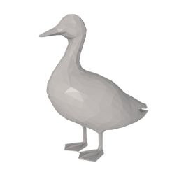 Duck-Low-Poly-1.jpg Fichier STL Canard à faible teneur en polyéthylène・Modèle pour impression 3D à télécharger
