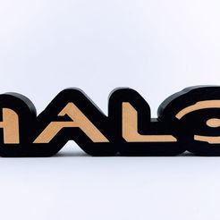 IMG_20230606_190348.jpg STL file Halo display piece and magnet sign.・Template to download and 3D print