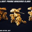 arachnid_class_Light_Frame_32mm_01.jpg Arachnid Class Light Frame 32mm base 3DPrintable