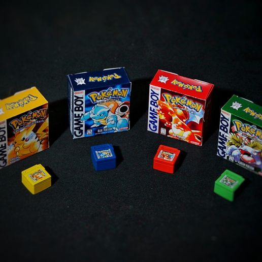 Archivo 3D Pokemon Blue Gift Box for Pokémon Keycaps - Plotter File 🐉 ...