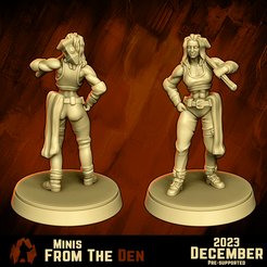 4-Hammer.png Fighter with Hammer - DND MINIATURE [PRESUPPORTED]