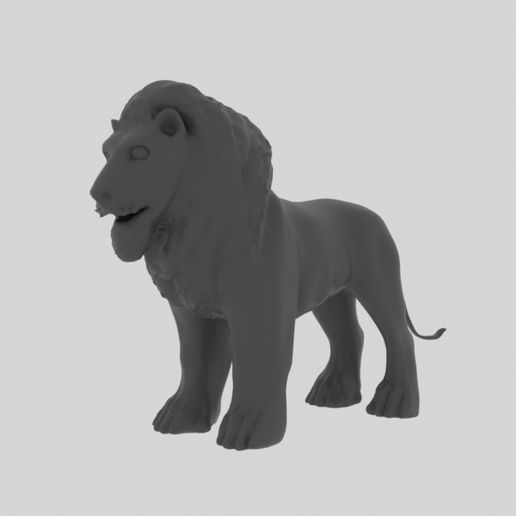 Lion-13.jpg Download STL file Lion • 3D print template, elitemodelry