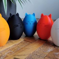 Immagine.jpg 3D file Easter Cats・3D printable design to download