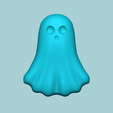 g1.png Halloween Molding A03 Ghost - Chocolate Silicone Mold