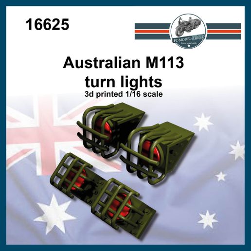 16625 Australia M113 turn lights 1/16 scale.