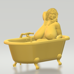Rachel.png file Rachel Bathing BBW in Bliss・3D printer model to download, voody