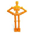 il_fullxfull.4674821052_g545.jpg 3d Print STL File 3D Printable Fully Articulated Action Figure "Flexifriend" - Customizable & Open Source Toy for Creative Play