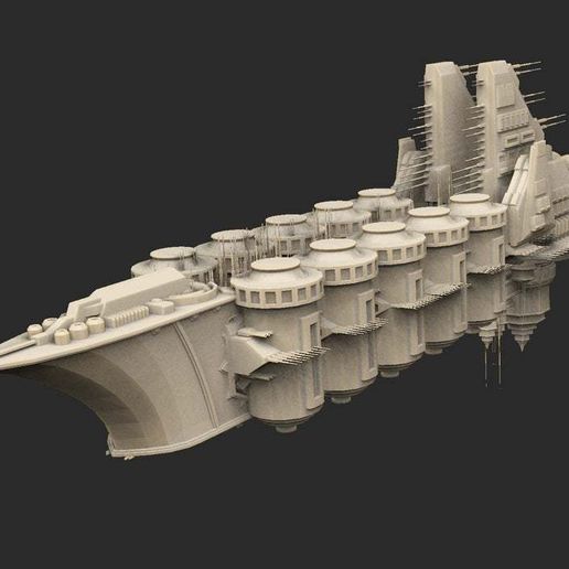 SpaceHulkShip03.jpg Archivo STL gratuito Barco 03 Warhammer 40K・Idea de impresión 3D para descargar, CharlieVet