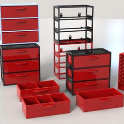 Boite-rangement-3-tirroirs.jpg Caja de almacenaje universal - Boite de rangement universelle