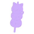 pincho gato.stl Mochigatos -Mochis e form kawaii cats