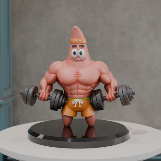 Patrick Star bodybuilder