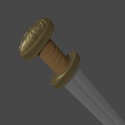 View1.png Fichier STL gratuit Épée viking/celtique・Design pour imprimante 3D à télécharger
