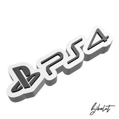 PS-2.jpg STL file Playstation - PS4 Logo・3D printing model to download