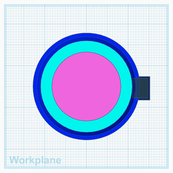 4inch-round-with-insert.png Archivo STL Círculo de 10 cm con inserto de cartulina de 10 cm・Modelo para descargar e imprimir en 3D