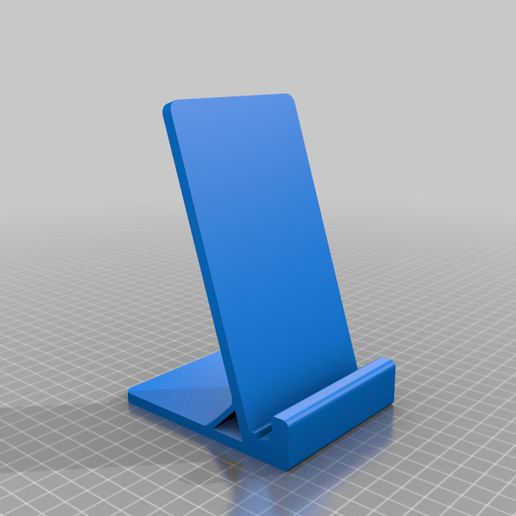 Phone bare LCD stand 3D model
