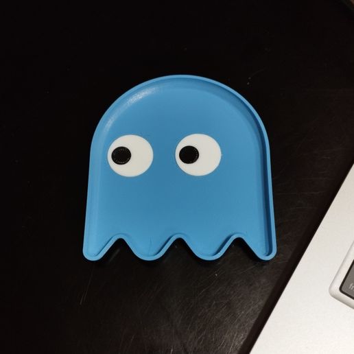 Pacman Ghost Trinket Tray 3D model