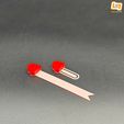 IC01.jpg 5 bookmarks and 5 paper clips - special Valentine’s Day