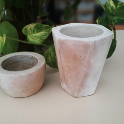 ttt.png Free STL file cement pots・3D print design to download