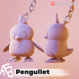Mat.png PENGULLET Keychain Fanart - Palworld
