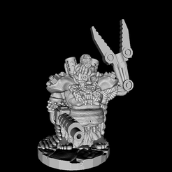 Space-Orq-Leader.png STL file Cyber-Goblinoid Leader・Template to download and 3D print