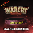 slaanesh-sybarites.png WARCRY Warband Nameplates CHAOS SLAANESH SYBARITES