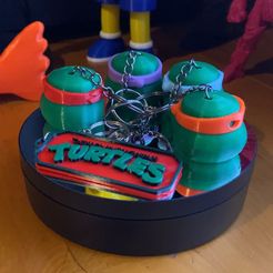 Z2.jpg Fichier 3D Porte-clés Tortues Ninja de Teenage Mutant・Design à télécharger et à imprimer en 3D