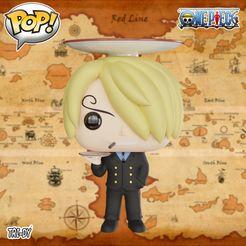 sanji.jpg Datei STL Funko Pop Sanji Ein Stück Anime・Design für 3D-Drucker zum herunterladen