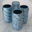 vase-9.png 🌸 Decorative Vases for 3D printing 🌸